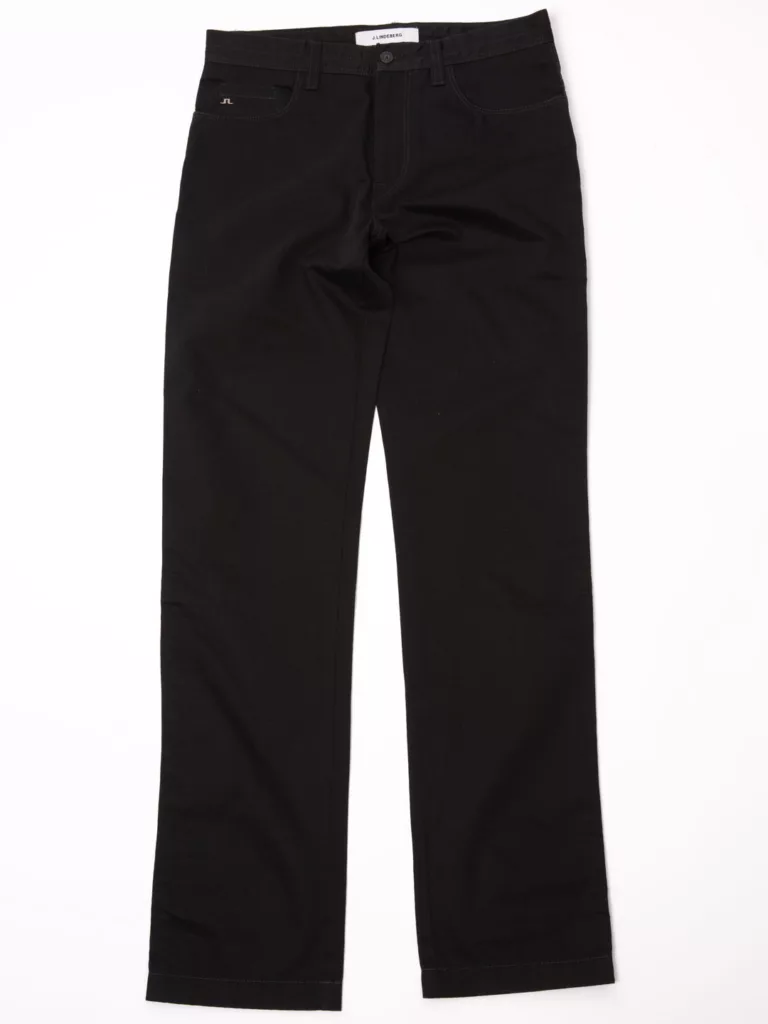 B0509-Chaze-Reactive-Twill-Pants-J-Lindeberg-Black-Front-Flat-Lay