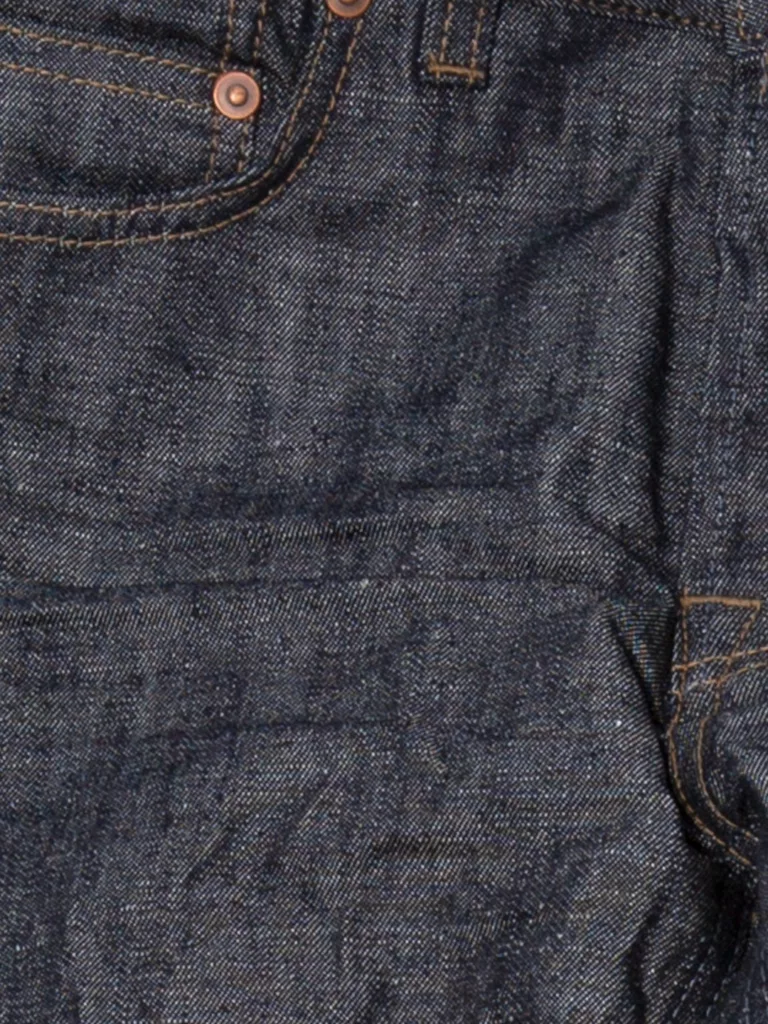 B0650-Adam-Resin-Baked-Jeans-Filippa-K-Raw-Blue-Front-Close-Up-Fabric
