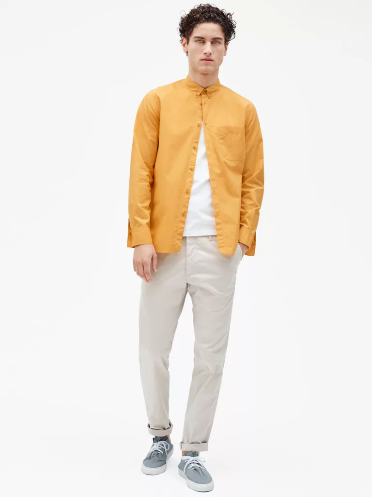 B0705-Peter-Washed-Poplin-Shirt-Filippa-K-Honey-full_body