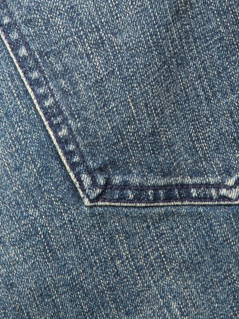 B0945-Jeans-5-Blk-Dnm-Cicers-Blue-Back-Close-Up-Fabric