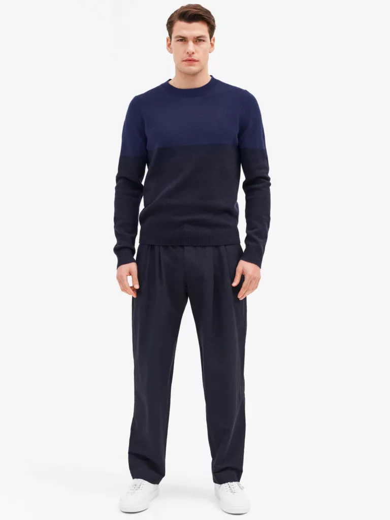 Wool Colour Block Sweater