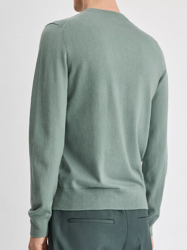 B1157-Cotton-Merino-Sweater-Filippa-K-Mint-Powder-Back