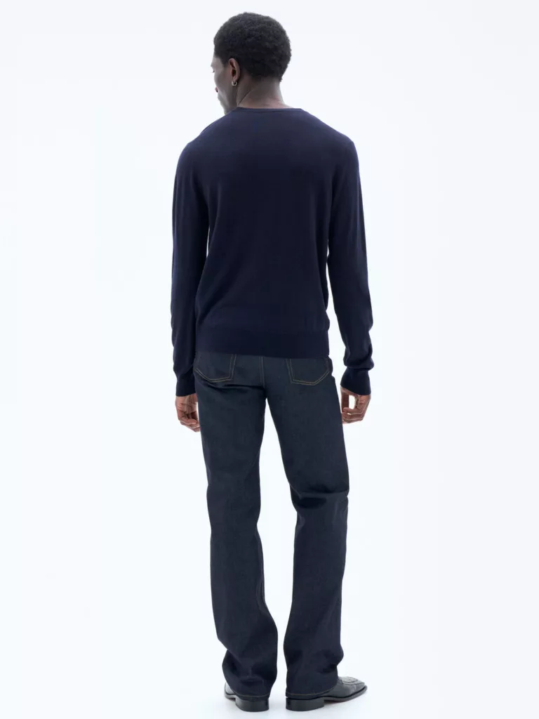 B1157-Cotton-Merino-Sweater-Filippa-K-Navy-Back-Full-Body