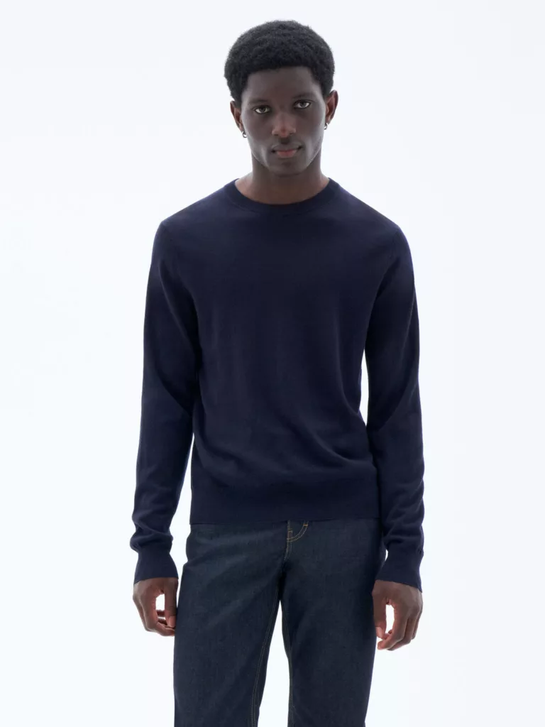 B1157-Cotton-Merino-Sweater-Filippa-K-Navy-Half-Body