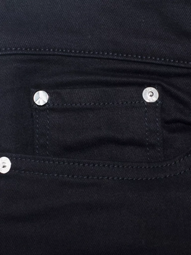 B1237-Jeans-25-Blk-Dnm-Lorimer-Black-Front-Fabric-Close-Up