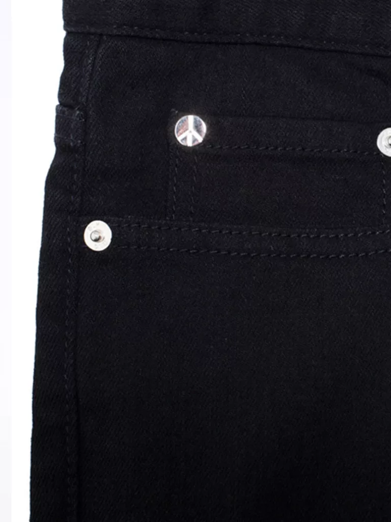B1239-Jeans-5-Blk-Dnm-School-Black-Front-Fabric-Close-Up