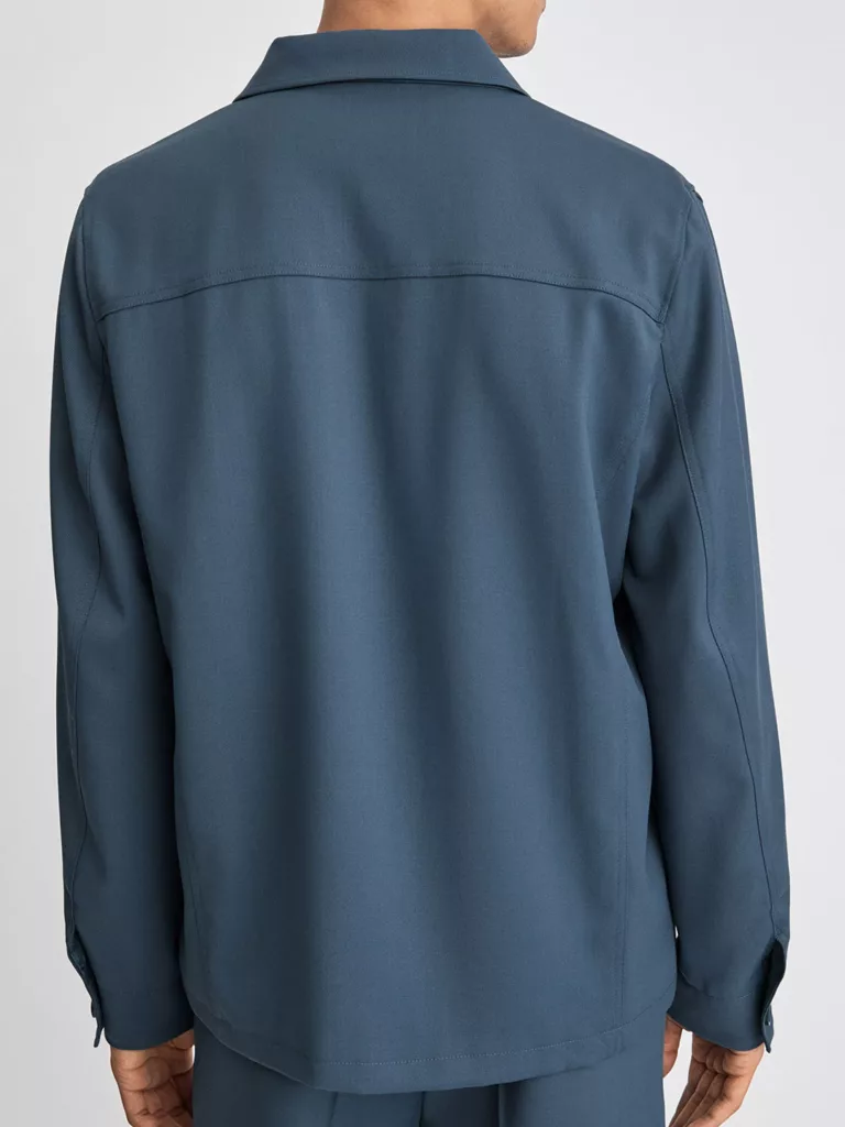 B1251BG-Louis-Gabardine-Jacket-Filippa-K-Blue-Grey-Back