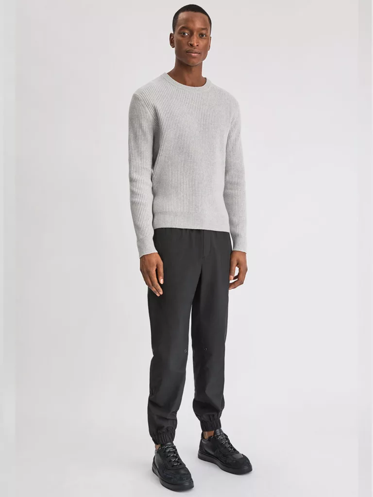 B1279-Benny-Sweater-Filippa-K-Sterling-Grey-Front-Full-Body