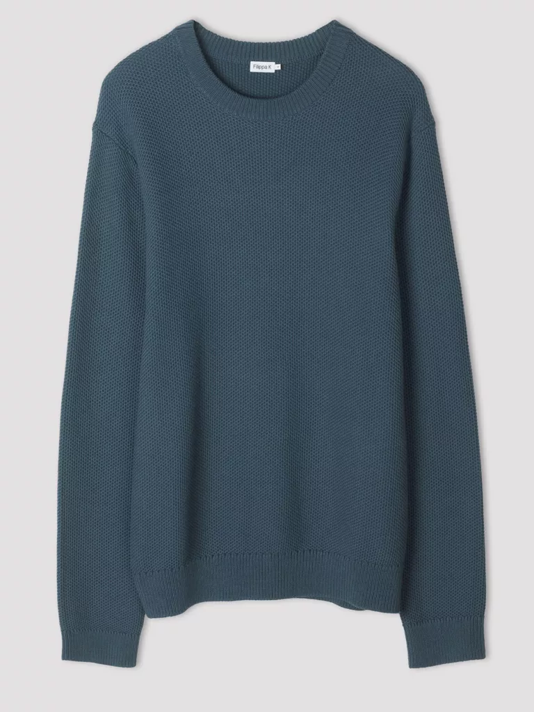B1280-Clarke-Sweater-Filippa-K-Blue-Grey-Front-Flat-Lay