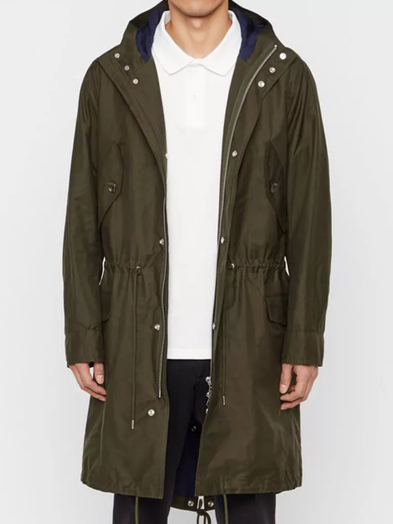 B1286-Kite-Eco-Twill-Parka-J-Lindeberg-Covert-Green-Front