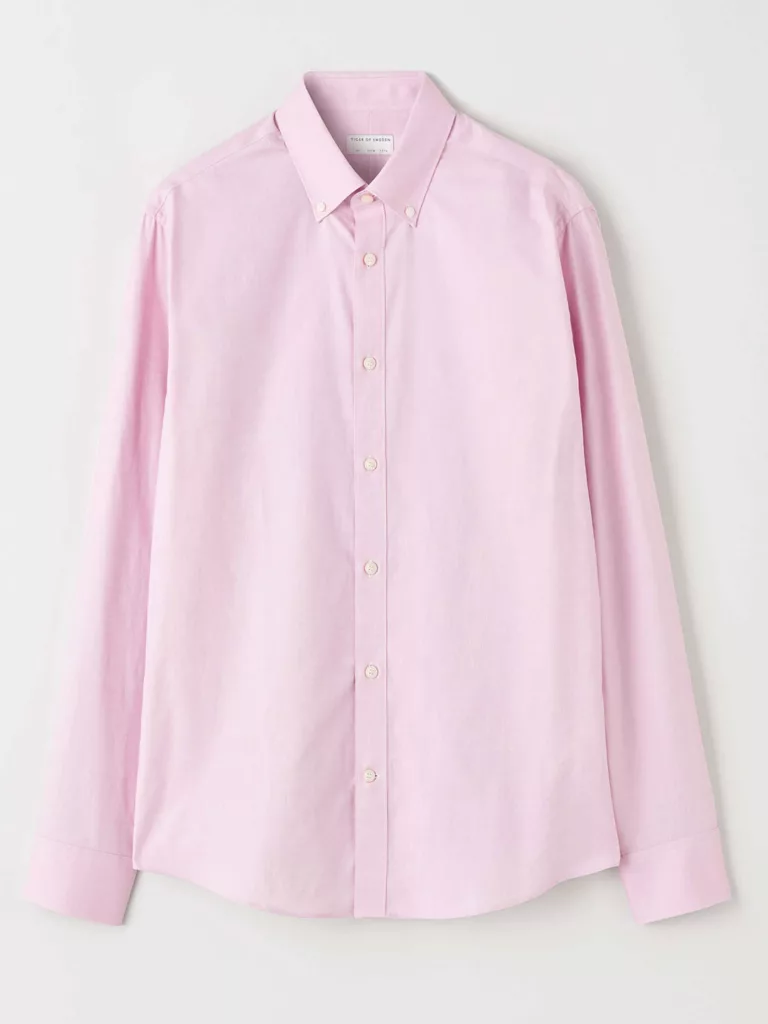 B1292-Fenald-Shirt-Tiger-of-Sweden-Powder-Pink-Front-Flat-Lay