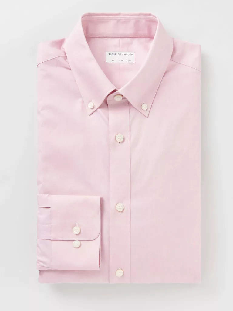 B1292-Fenald-Shirt-Tiger-of-Sweden-Powder-Pink-Front-Folded