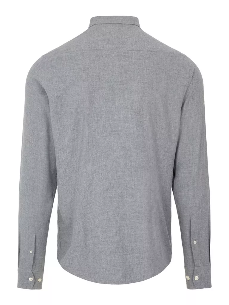 B1332-Light-Flannel-Slim-Shirt-J-Lindeberg-Granite-Back-Flat-Lay