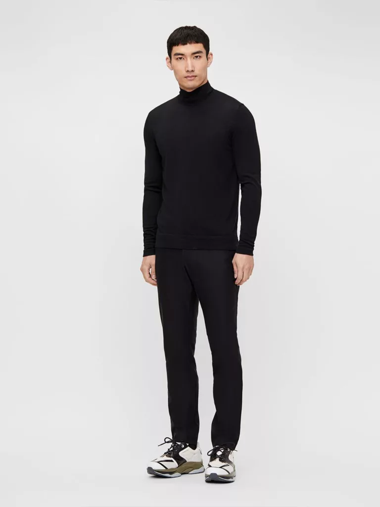 B1339-Neal-Silk-Wool-Mix-Turtleneck-J-Lindeberg-Black-Front-Full-Body