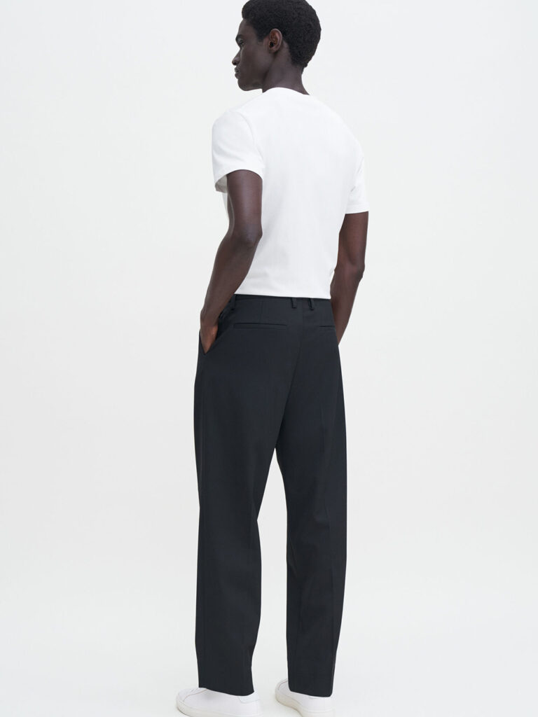 B1364-Samson-Wool-Trouser-FK-Black-Full-Body-Back