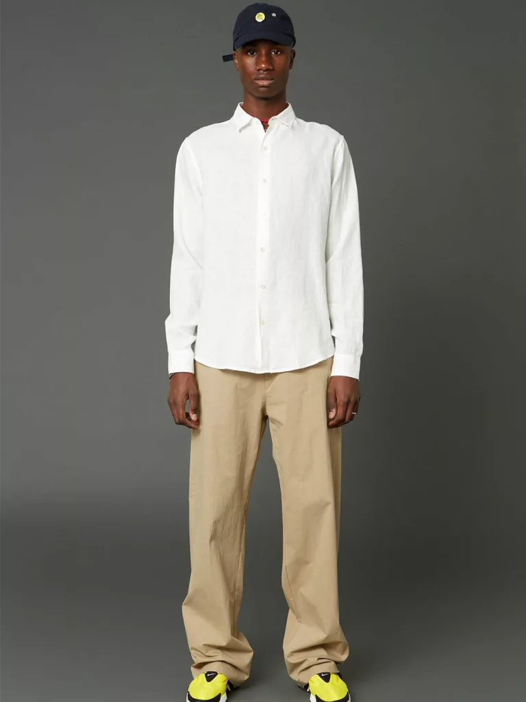 B1388-Air-Clean-Linen-Shirt-Hope-Sthlm-Off-White-Front-Full-Body