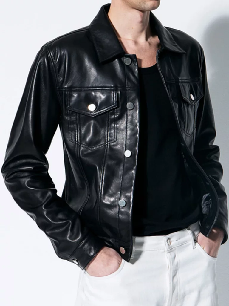Leather Jeans Jacket 25