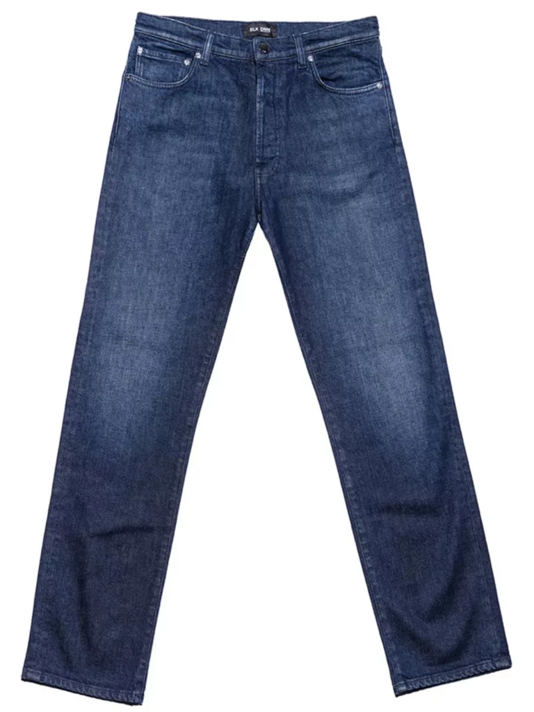 B1413-BLKDNM-Jeans-21-Lester-Blue-Front-Flatlay