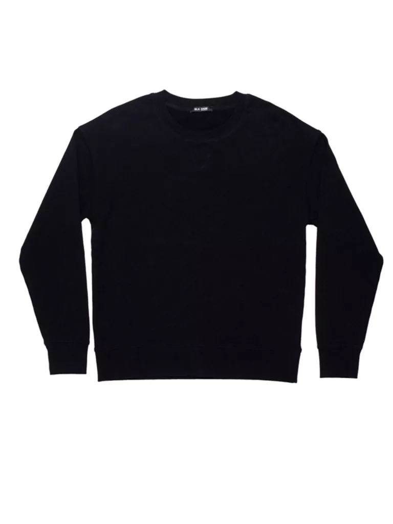B1415-Sweat-Shirt-5-Blk-Dnm-Black-Front-Flat-Lay