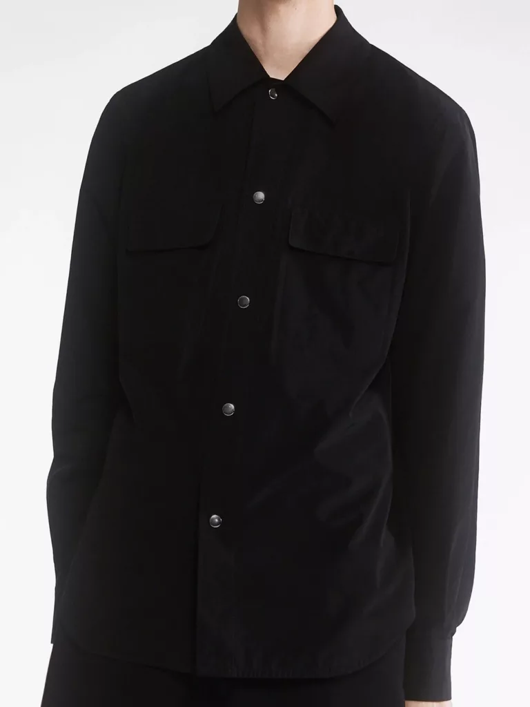 B1452-Oscar-Nylon-Overshirt-Jacket-Filippa-K-Black-Front