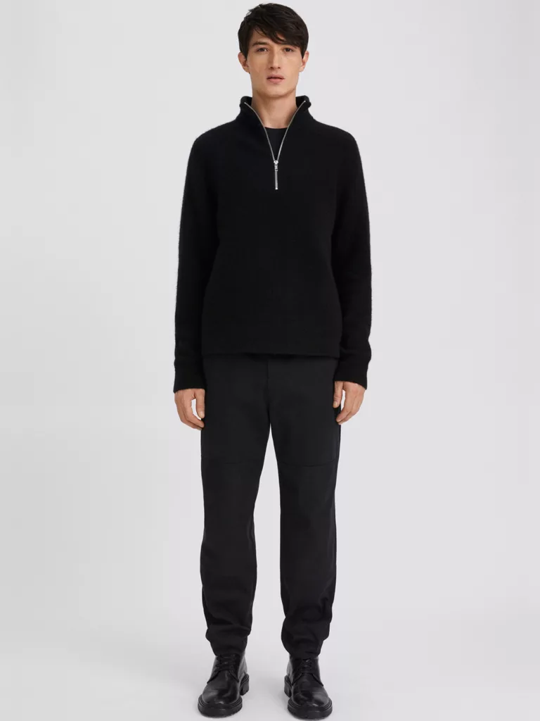 B1496-Andrew-Yak-Sweater-Filippa-K-Black-Front-Full-Body