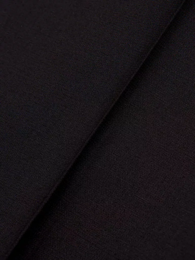 B1499-Devon-Trousers-Oscar-Jacobson-Black-Front-Close-Up-Fabric