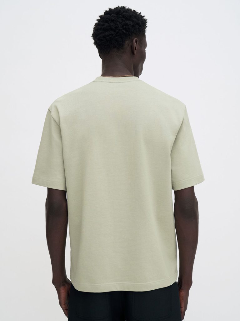 B1544-Heavy-Crewneck-Tee-Filippa-K-Faded-Green-Grey-Back