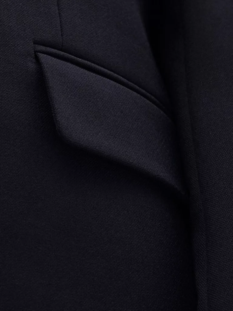 B1582-Tailored-Wool-Blazer-Filippa-K-Black-Side-Close-Up-Fabric