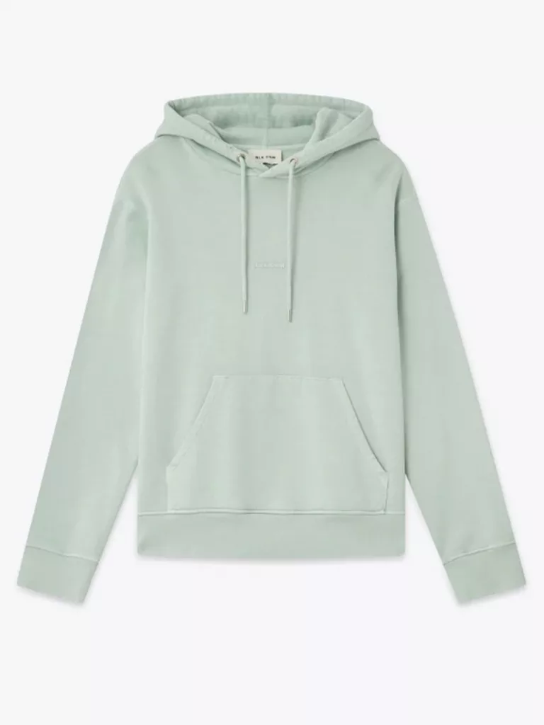 B1596-BLKDNM-Sweater-Hoodie-01-Green-Front-Flat-Lay