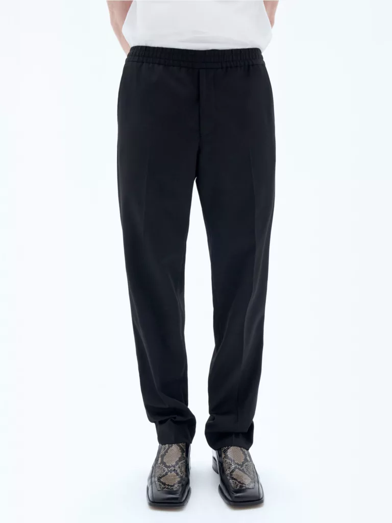 B1610-Relaxed-Wool-Trousers-Filippa-K-Black-Front-Close-Up