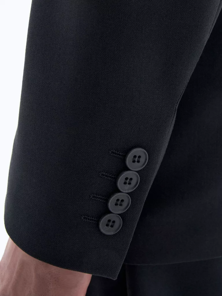 B1631-Classic-Wool-Blazer-Filippa-K-Black-Side-Close-Up-Sleeve