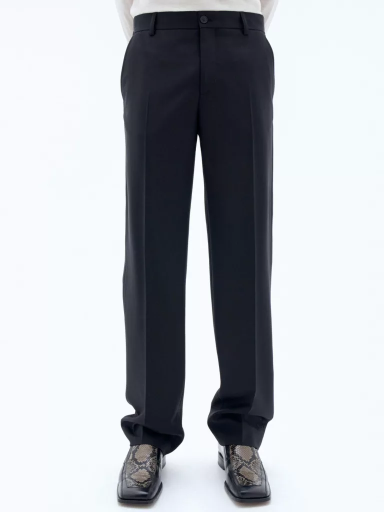 B1634-Straight-Wool-Trousers-Filippa-K-Black-Front
