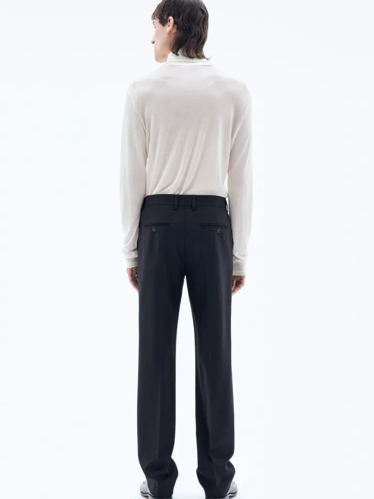 B1634-Straight-Wool-Trousers-Filippa-K-Black-Full-Body-Back