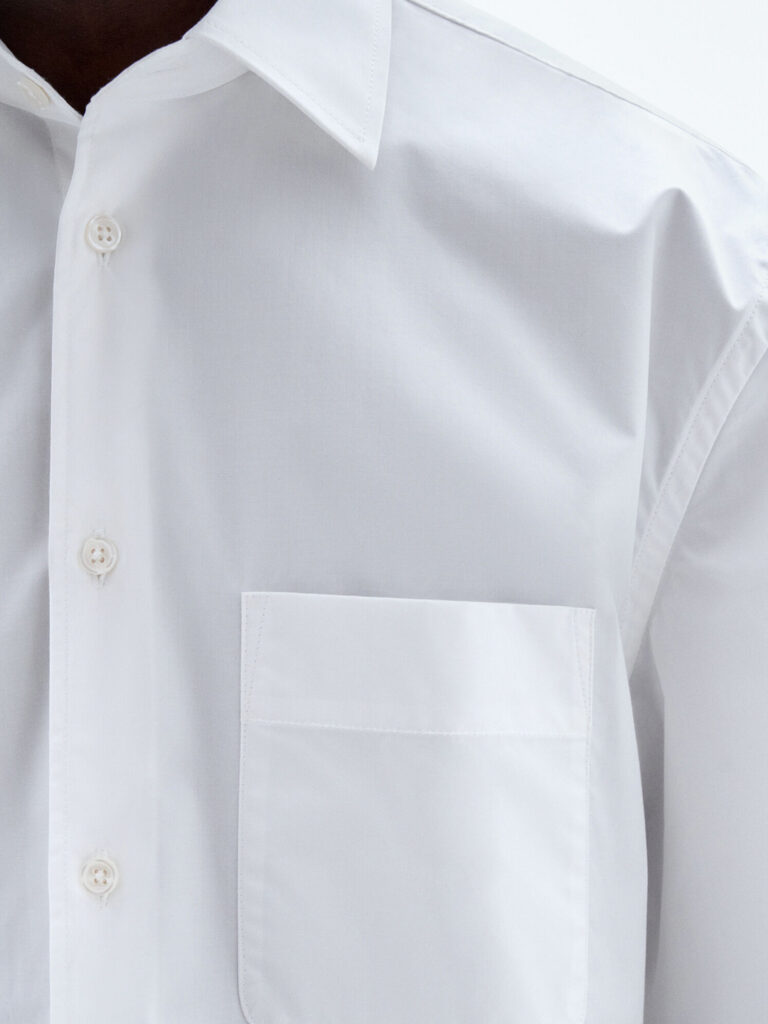 B1658-Relaxed-Poplin-Shirt-Filippa-K-White-Front-Close-Up