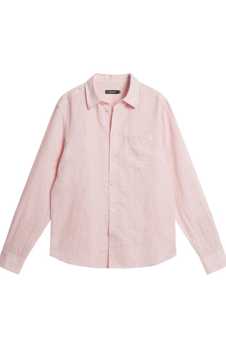 B1663-Slim-LS-Linen-Shirt-JL-Powder-Pink-Flat-Lay