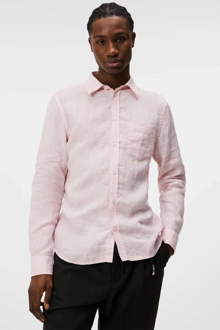 B1663-Slim-LS-Linen-Shirt-JL-Powder-Pink-Front