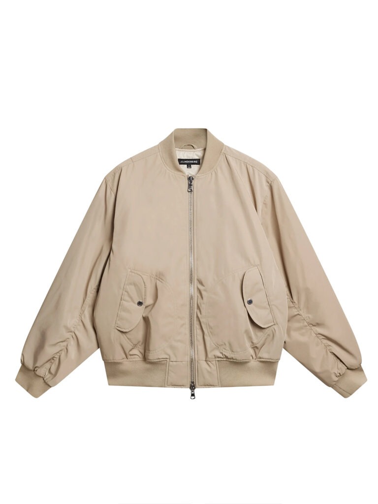 B1679-Bradley-Bomber-Jacket-J-Lindeberg-Moonbeam-Front-Flat-Lay