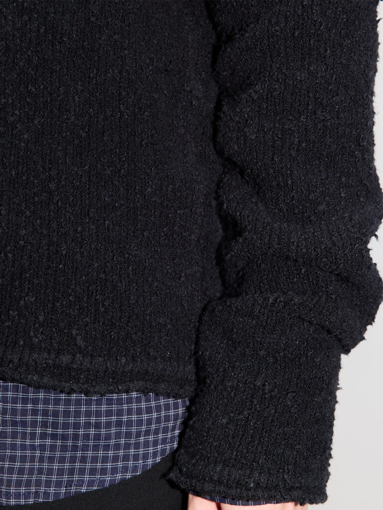 B1703-Goal-Cardigan-HOPE-Black-Detail