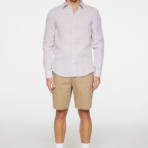 Slim LS Linen Melange Shirt