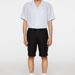 Brady Drape Linen Shorts