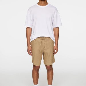Brady Drape Linen Shorts