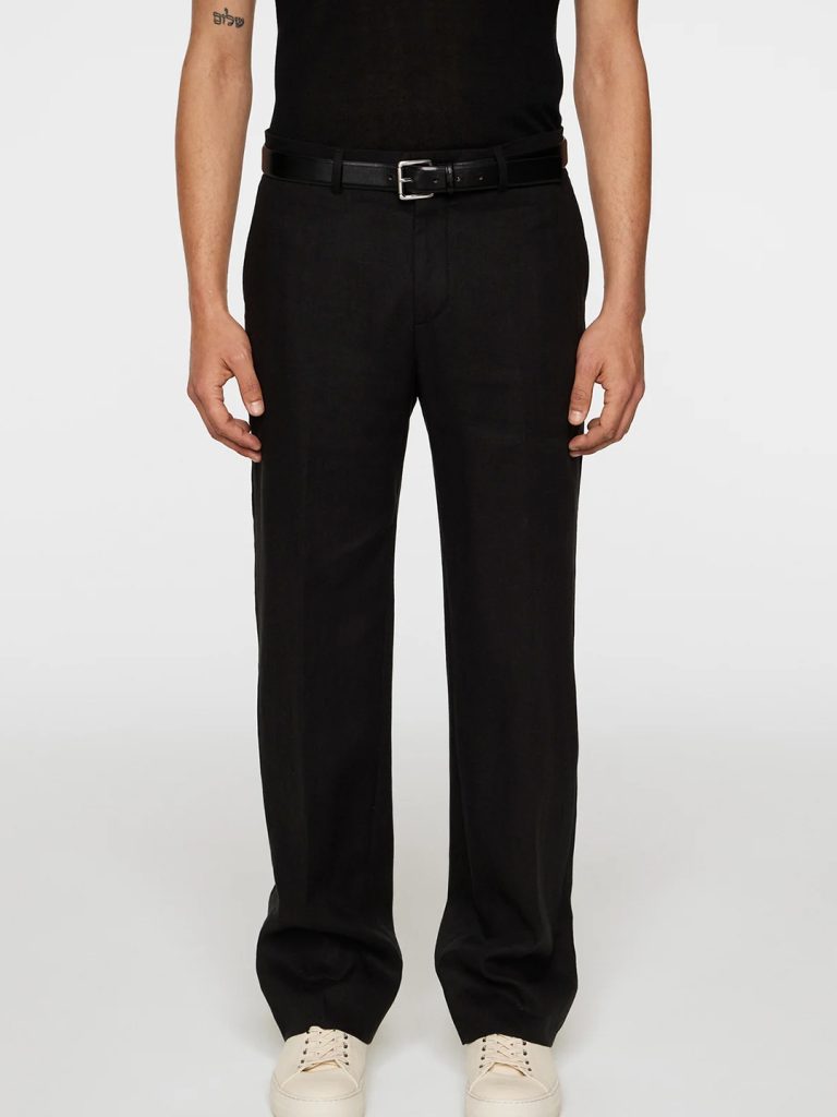 B1745-Gabi-Super-Linen-Pant-J-Lindeberg-Black-Front