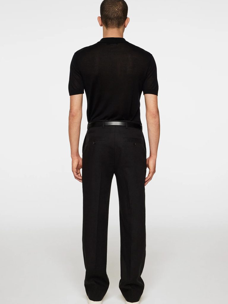 B1745-Gabi-Super-Linen-Pant-J-Lindeberg-Black-Full-Body-Back
