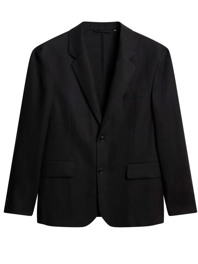 B1746-Alban-U-Super-Linen-Blazer-J-Lindeberg-Black-Flat-Lay