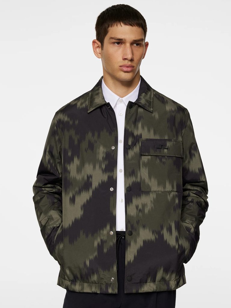 B1752-Nile-Print-padded-Overshirt-J-Lindeberg-Warped-Forest-Front-2