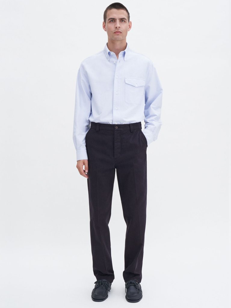 B1754-Cotton-Chino-Trouser-Filippa-K-Navy-Front-Full-Body
