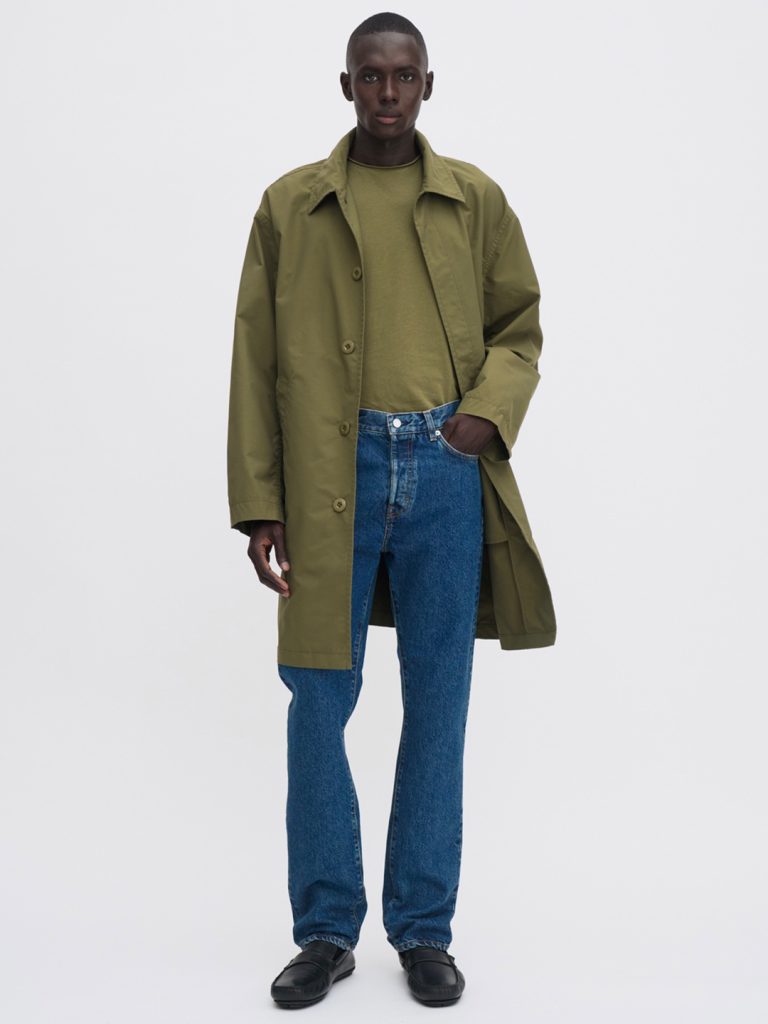 B1755-Roll-Neck-Tee-Filippa-K-Dk-Olive-Green