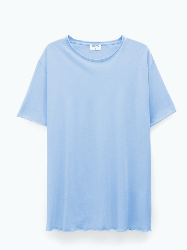 B1755-Roll-Neck-Tee-Filippa-K-Frost-Blue-Front-Flat-Lay