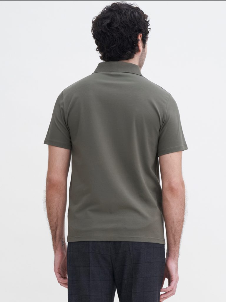 B1756-Stretch-Cotton-Polo-T-Shirt-Filippa-K-Dk-Olive-Back