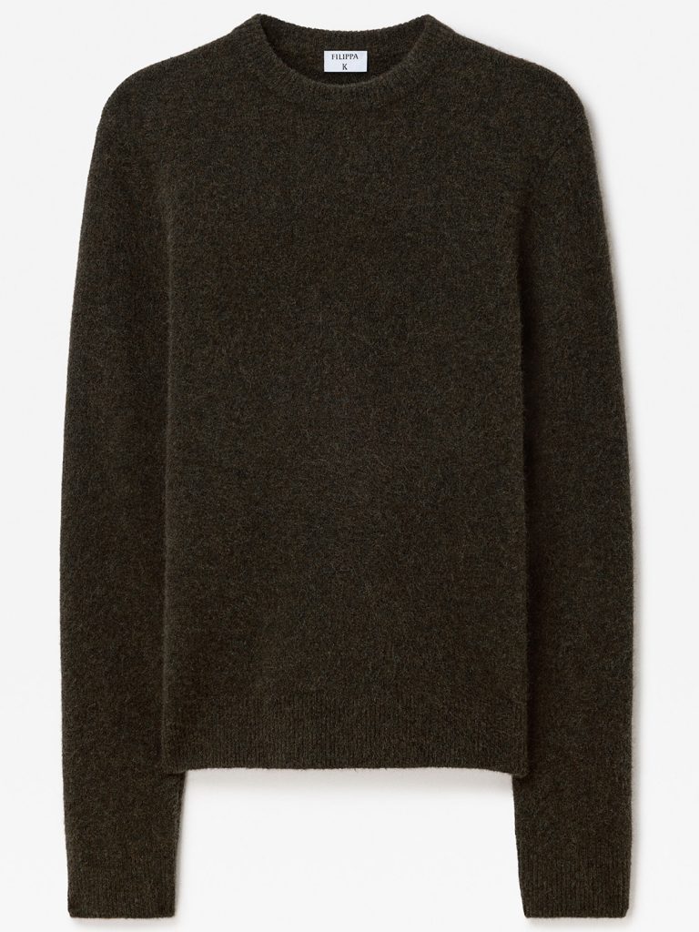 B1758-Yak-Sweater-Filippa-K-Dk-Khaki-Front-Flat-Lay